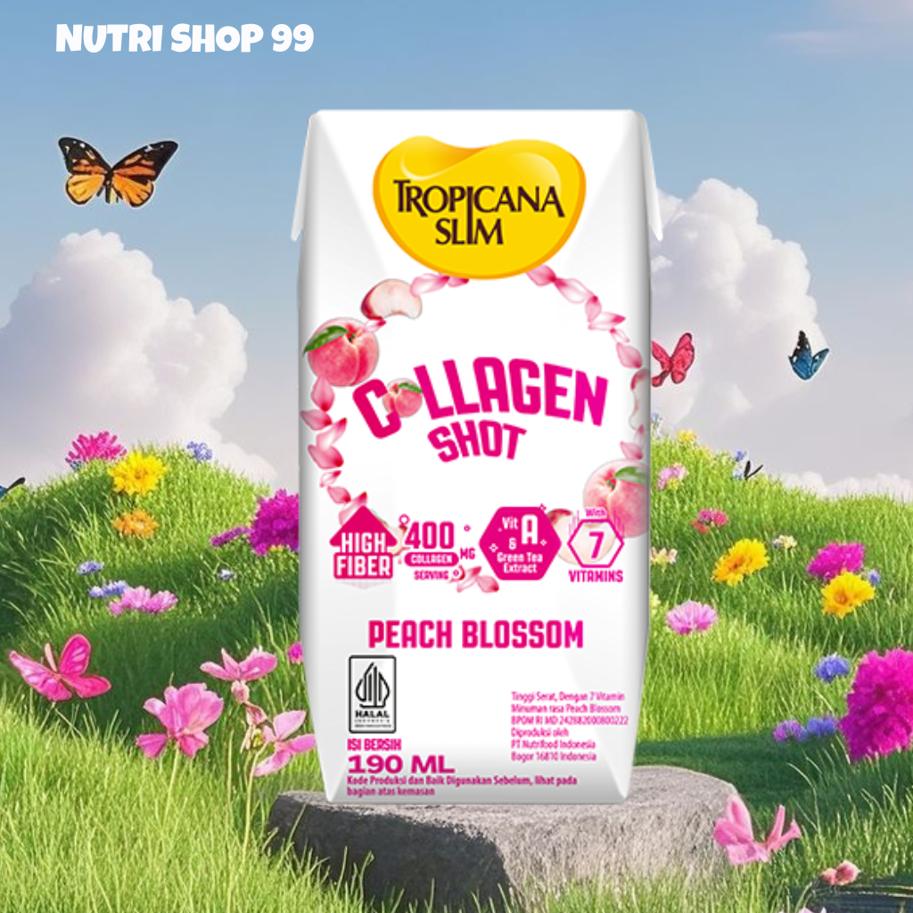 

BELI2 GRATIS 1 Tropicana Slim Rtd Collagen Shot 190ml Minuman Collagen TINGGI SERAT