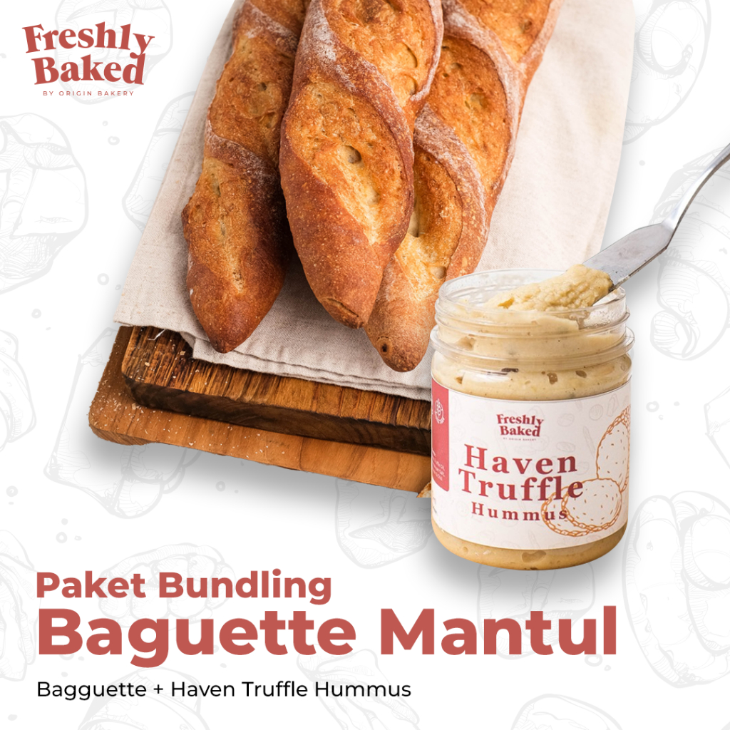 

Special Bundling Mantul: Baguette + Haven Truffle Hummus