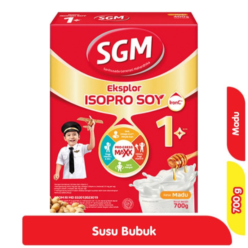 

SGM Eksplor ISOPRO SOY 1+ Susu Pertumbuhan untuk Anak Usia 1-5 Tahun 700gr