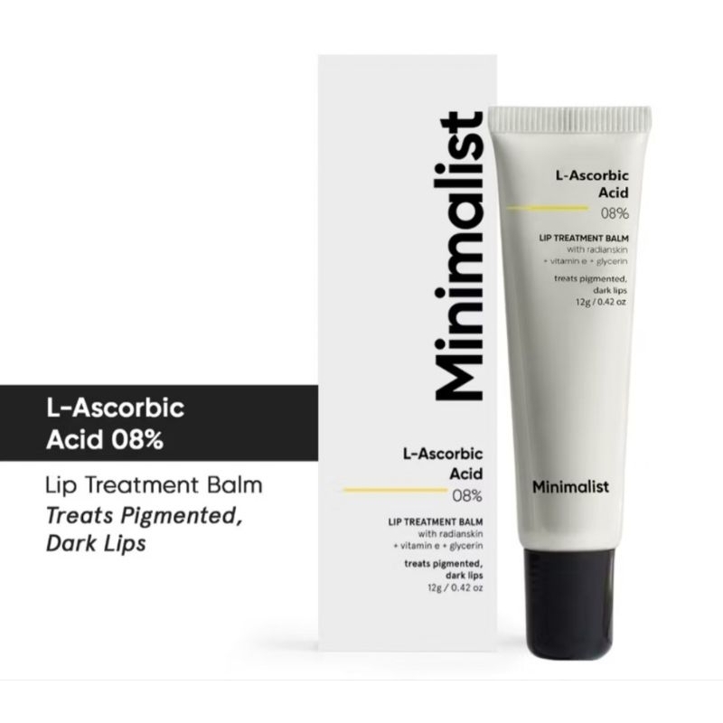 READY STOCK [SIAP KIRIM] Minimalist Lip Treatment Balm with L-Ascorbic Acid 08%