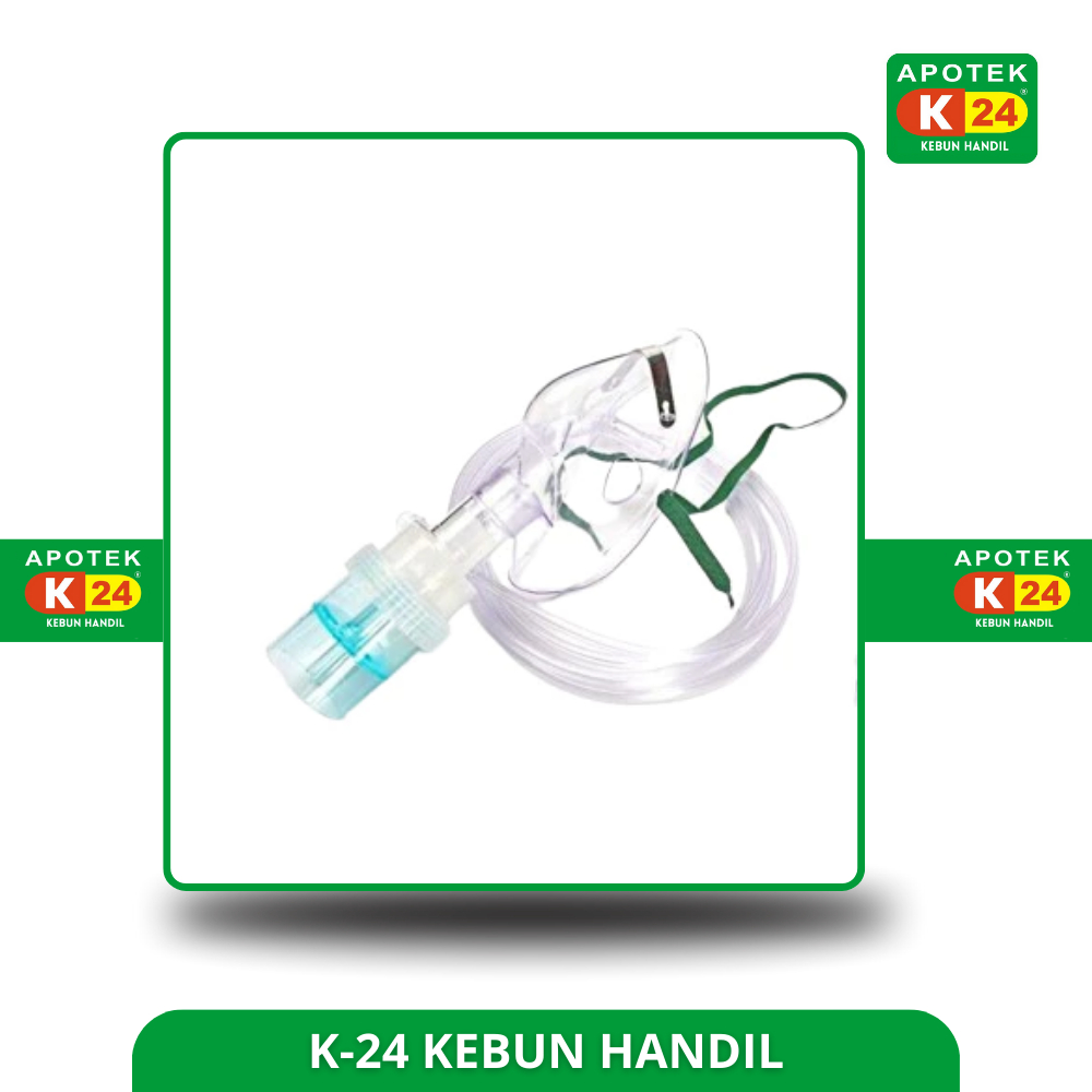 Masker Nebulizer Pernafasan Mask Medis Anak Bayi Dewasa / Masker Nebulizer Anak