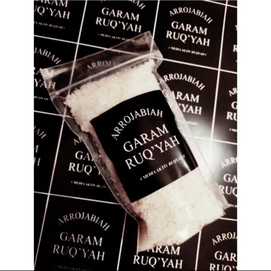 

Garam Ruqyah AR OJABIAH 100% ORIGINAL Wasilah Rukyah Mandiri Sudah diasma oleh Ulama Syari Bisa COD