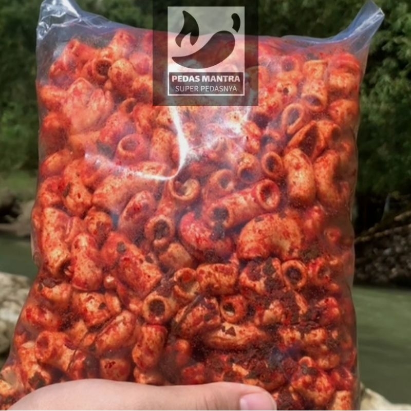 

Makaroni Bantet Pedas Gurih Daun Jeruk 1000g - Rasa Ori dan Pedas - Kering, Camilan Snacks Food Makanan Cemilan