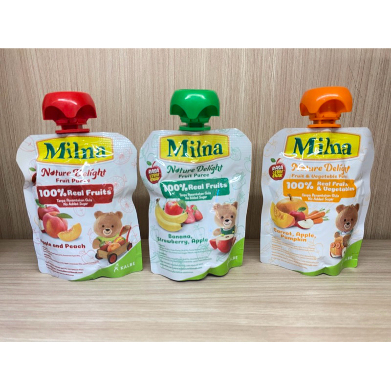 Milna Nature Delight Pure Buah 80 gr