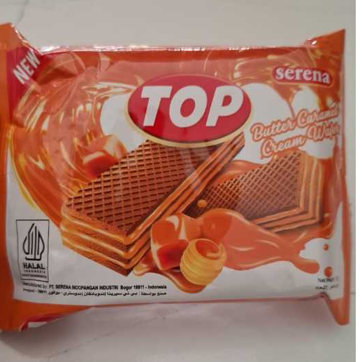 

Serena Top Butter Caramel Cream Wafer