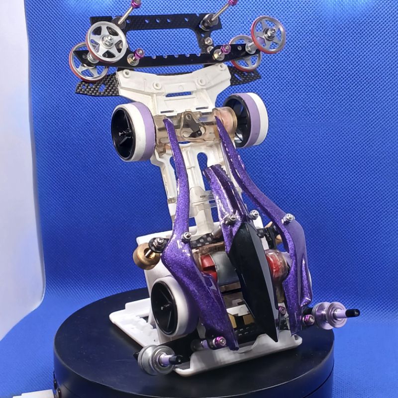tamiya sto50 vsfm chassis special build flame avante violet rtr siap balap