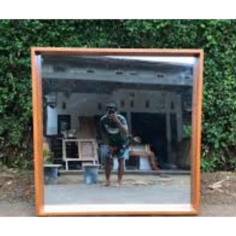 RAK CERMIN KAMAR MANDI SERBAGUNA KAYU JATI SOLID