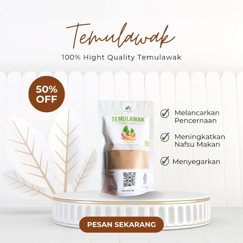 

Temulawak 100% Hight Quality / Leafindo 200gr