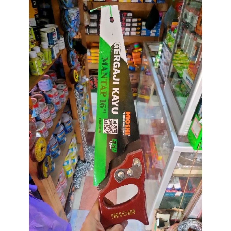 GERGAJI KAYU HIOSHI MANTAP 16INC