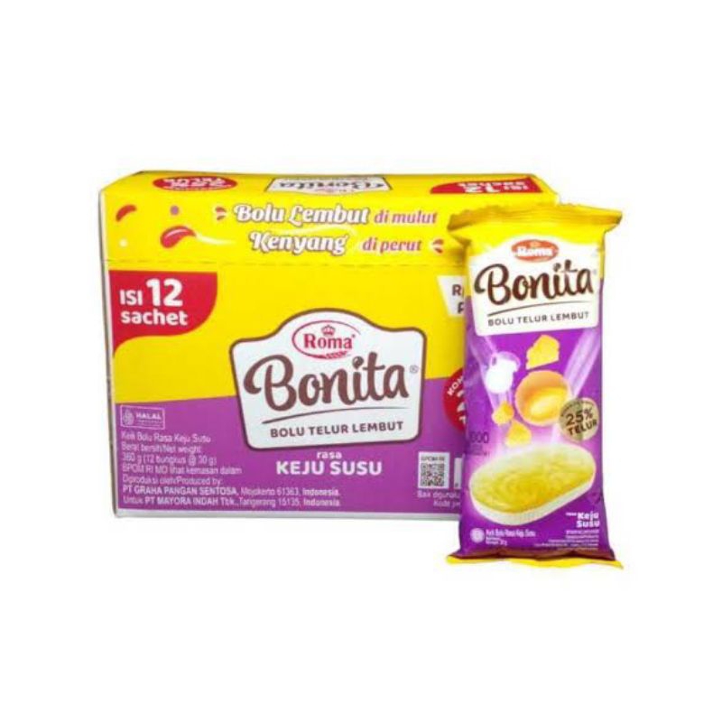 

Bonita bolu keju susu