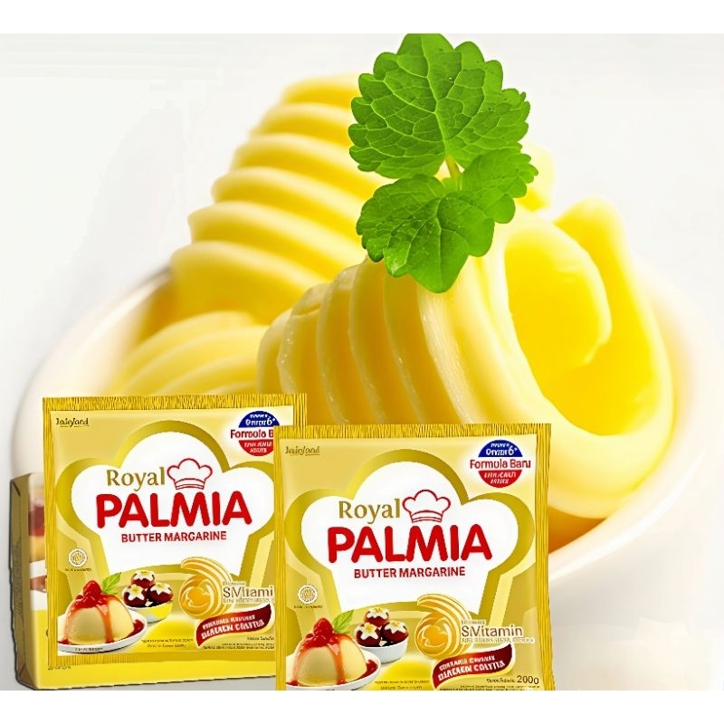 

HA Palmia Royal Butter Margarine 200gr x 5 Pcs Mentega Premium untuk Kue & Masakan