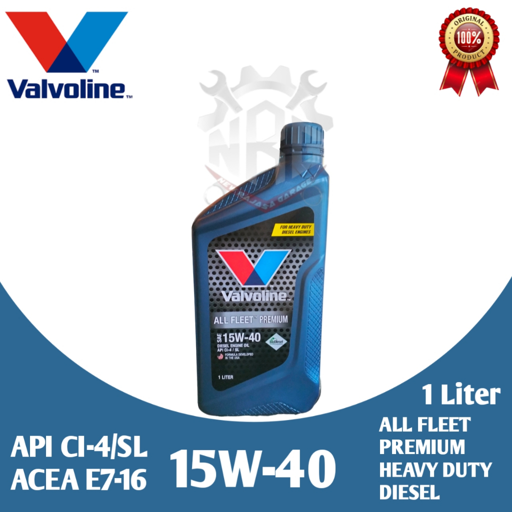 VALVOLINE ALL FLEET PREMIUM CI-4 15W-40 - Diesel Oil ( liter)