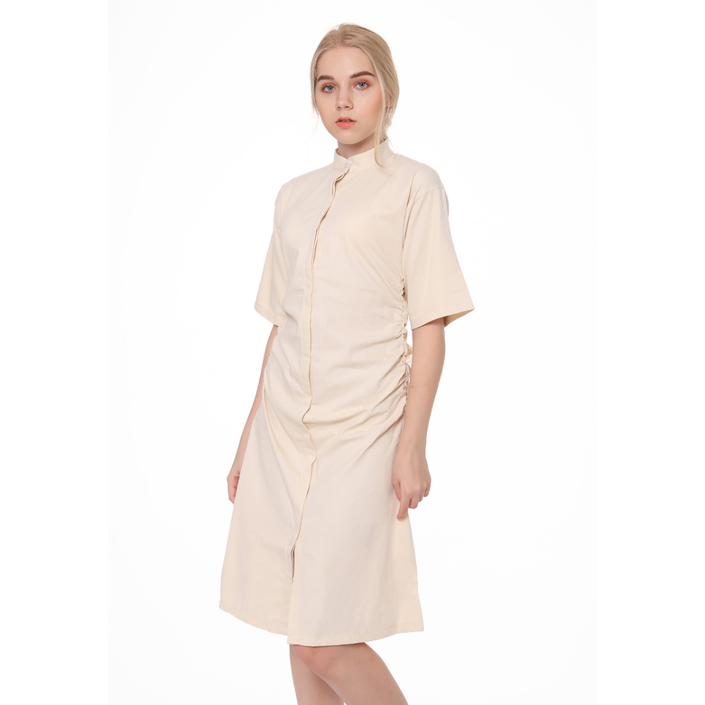 Mason Shirt Dress/ Latte Shirt Dress