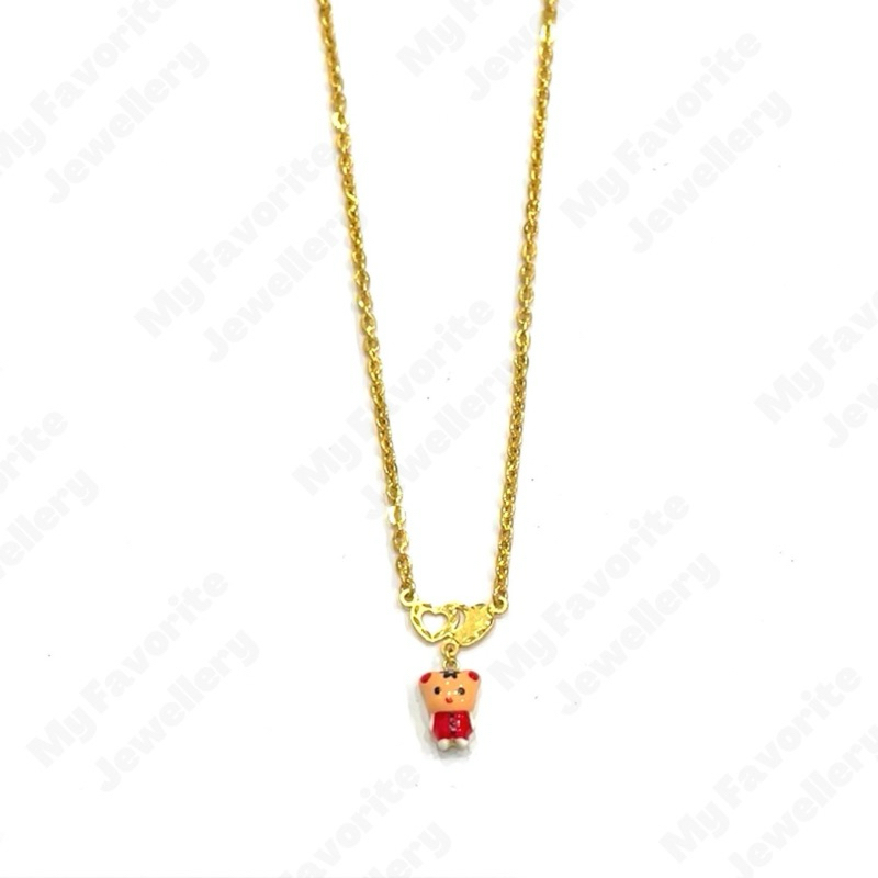 Kalung Anak Boneka Cat (Emas Asli Kadar 700)