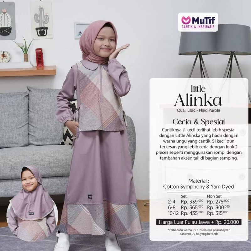 LT. ALINKA SET MUTIF ANAK SALE