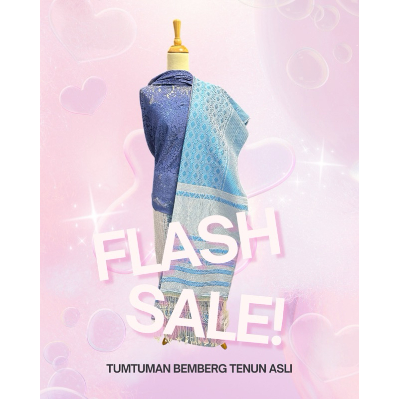 Ulos Songket Tumtuman Bemberg Kain Tenun Asli Batak