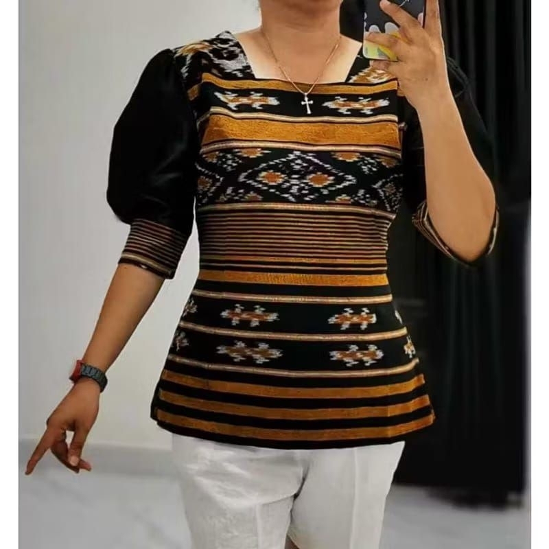 BAJU TENUN WANITA, BAJU ATASAN TENUN WANITA ,TENUN ETNIK WANITA