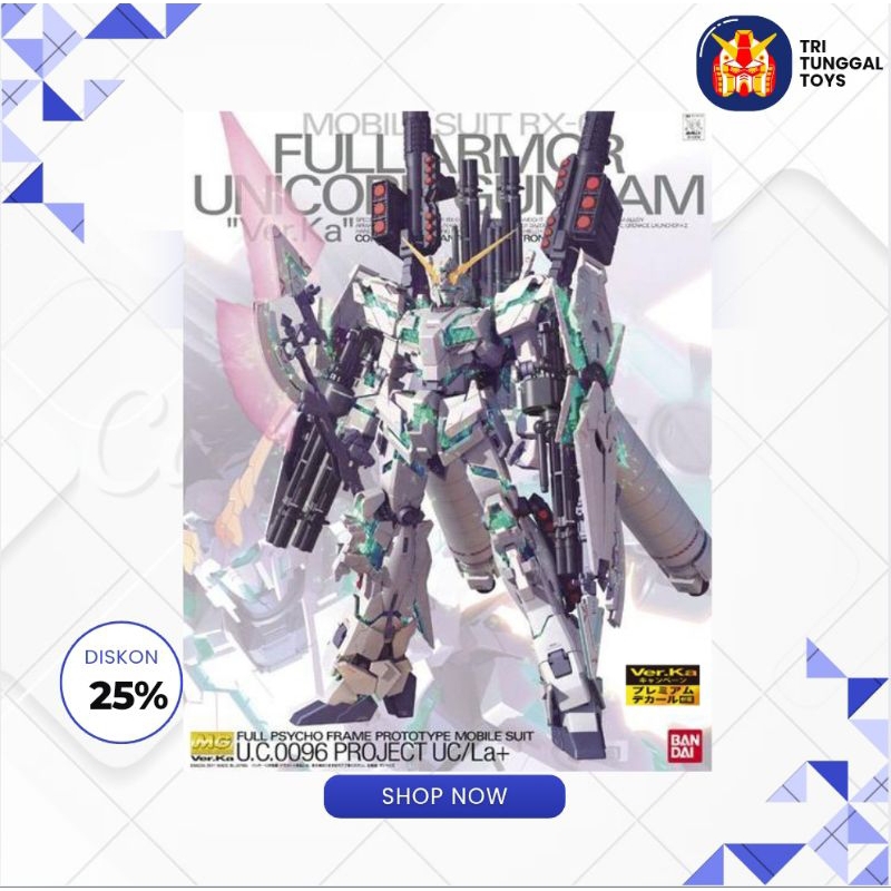 MG 1/100 RX-0 Full Armor Unicorn Gundam Ver. Ka Gundam Bandai