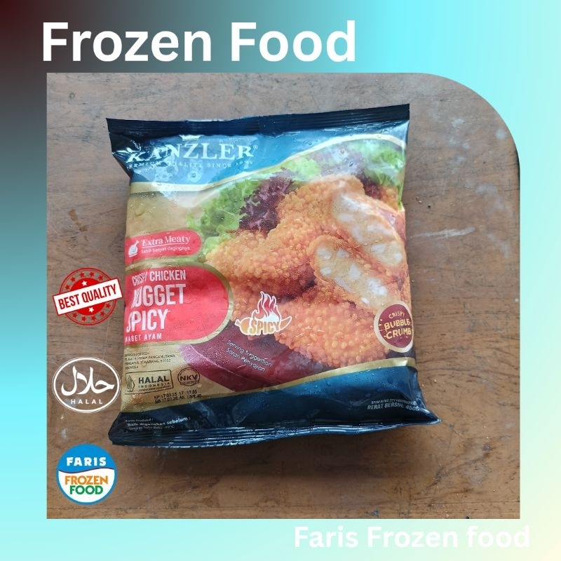 

KANZLER Crispy Spicy Nugget Naget Pedas Ayam enak