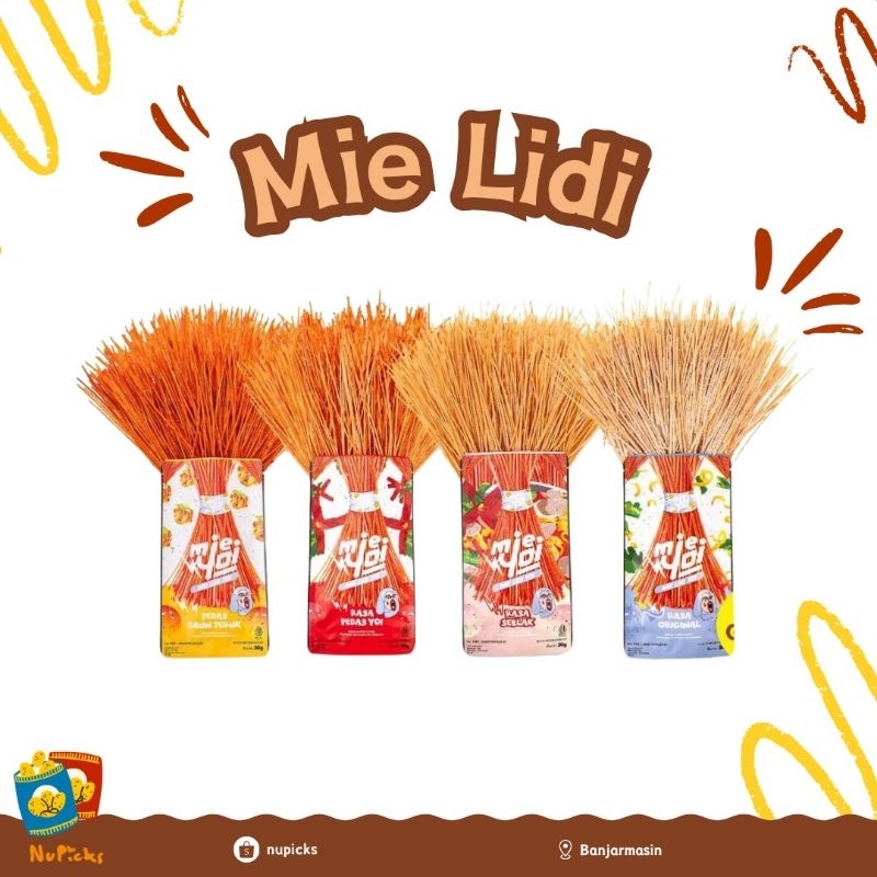 

Mie Lidi Cekelin (50 gr) 2 pcs