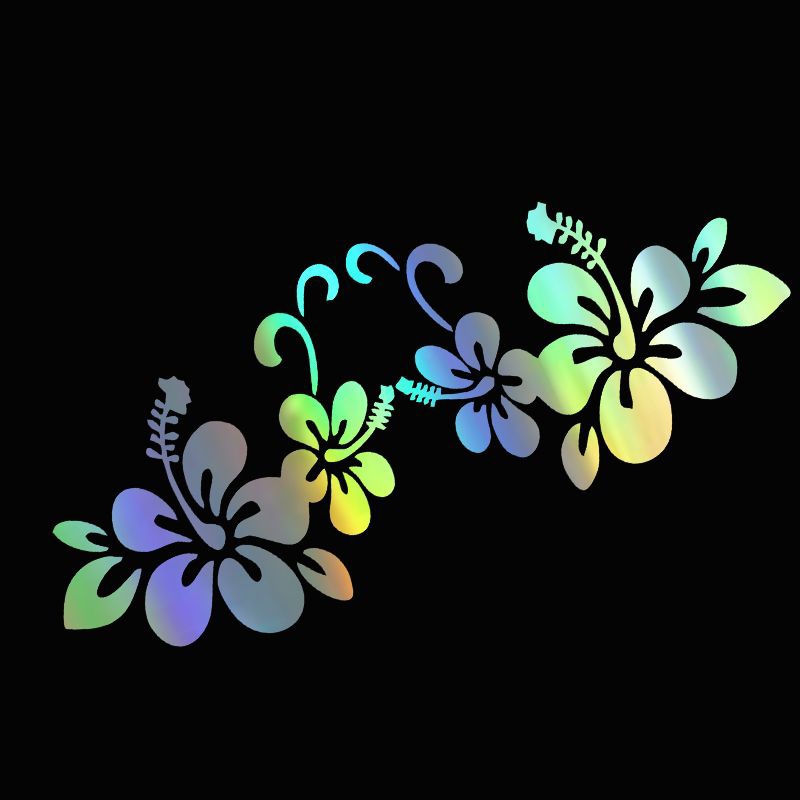 stiker cutting bunga estetik, stiker flower estetik universal