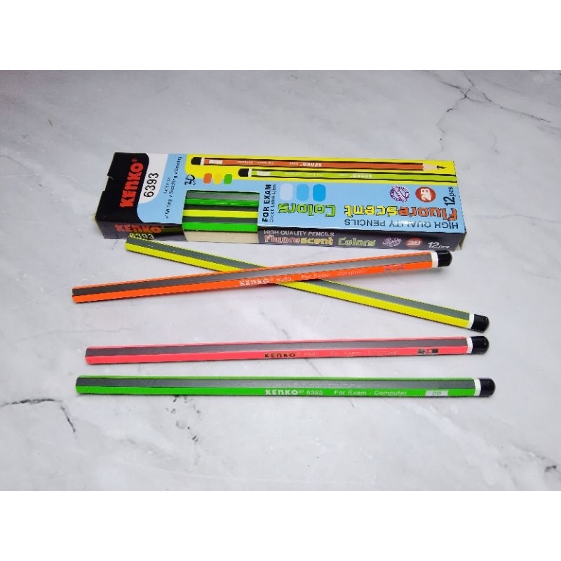 

PENSIL KENKO 2B 6393 ISI 12 PCS / PENSIL 2B - KENKO