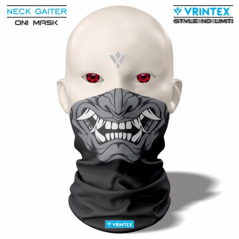 Masker Bandana Buff Oni Mask Anime Multifungsi