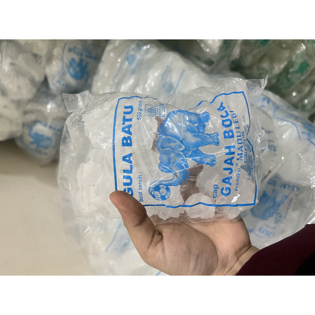 

Gula Batu Cap Gajah Bola Original 1000 Gram & 500 Gram