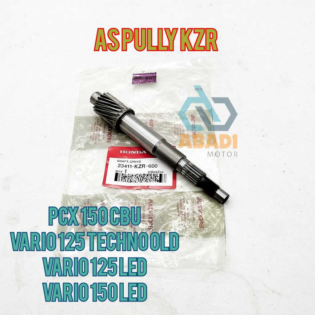As Pully Puly Belakang Ori Honda KZR PCX 150 CBU Vario 125 Techno Old Vario 150 Led As Pulley Puli C