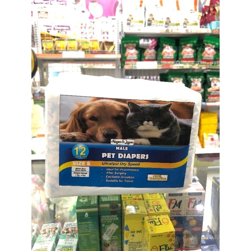 HAGEN LOGAN PAMPERS HEWAN JANTAN