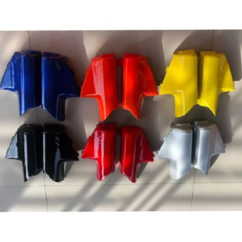 "Tutup skok fiz r vega lama" Biru hitam kuning merah silver