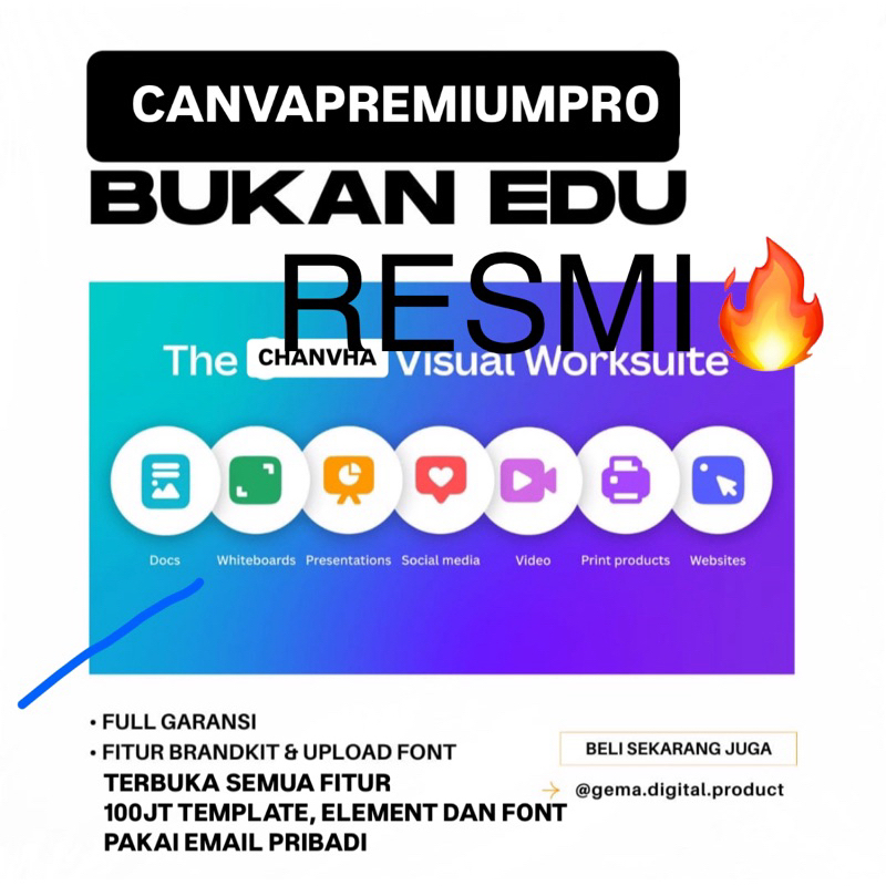 CanvaPremium pro Bergaransi