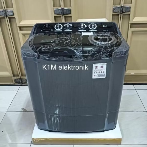 Mesin cuci LG 2 tabung 10 kg P1000RTM P-1000RTM