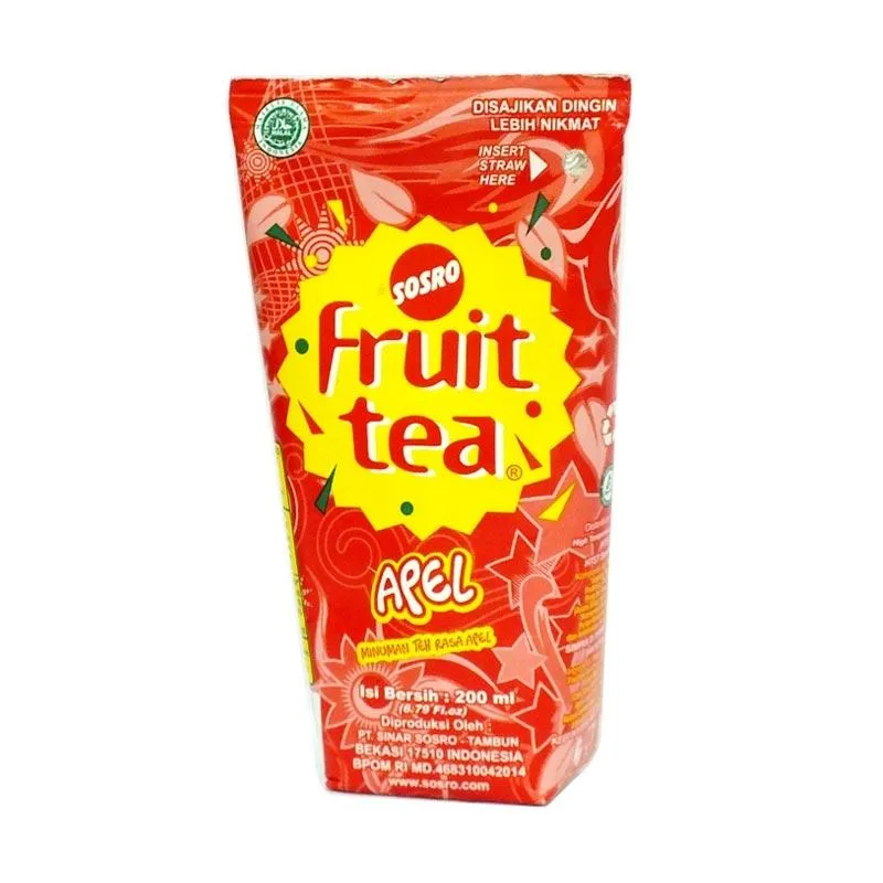 

SOSRO FRUIT TEA APPLE TPK 200mL