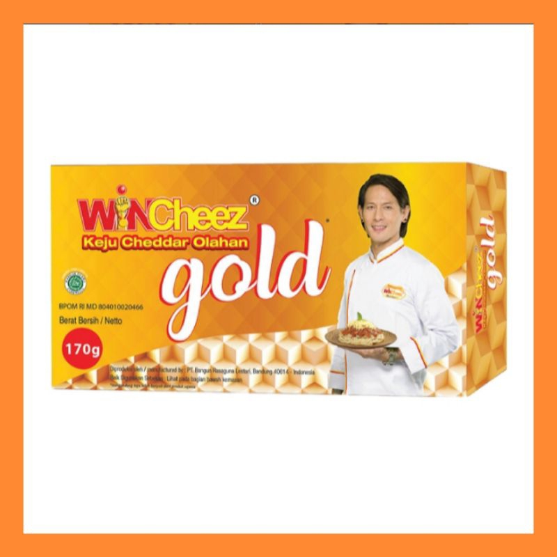 

WinCheez Keju Cheedar Olahan Gold Box 170 g