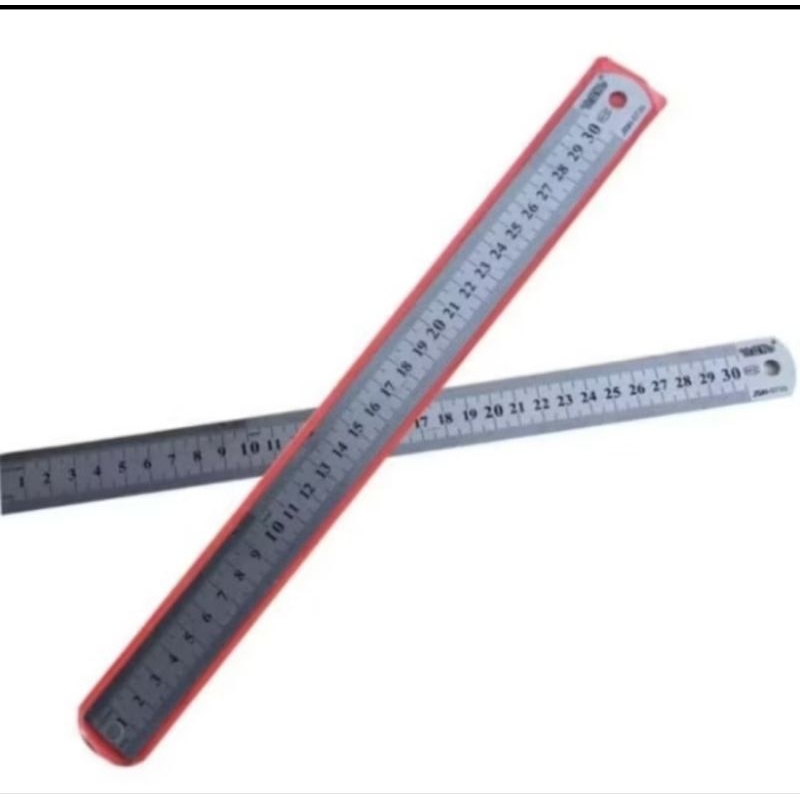 

Penggaris Besi Panjang Mistar 30 cm Stainless