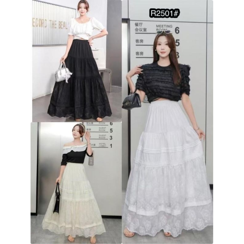 ROK KATUN BORDIR PREMIUM R 2501