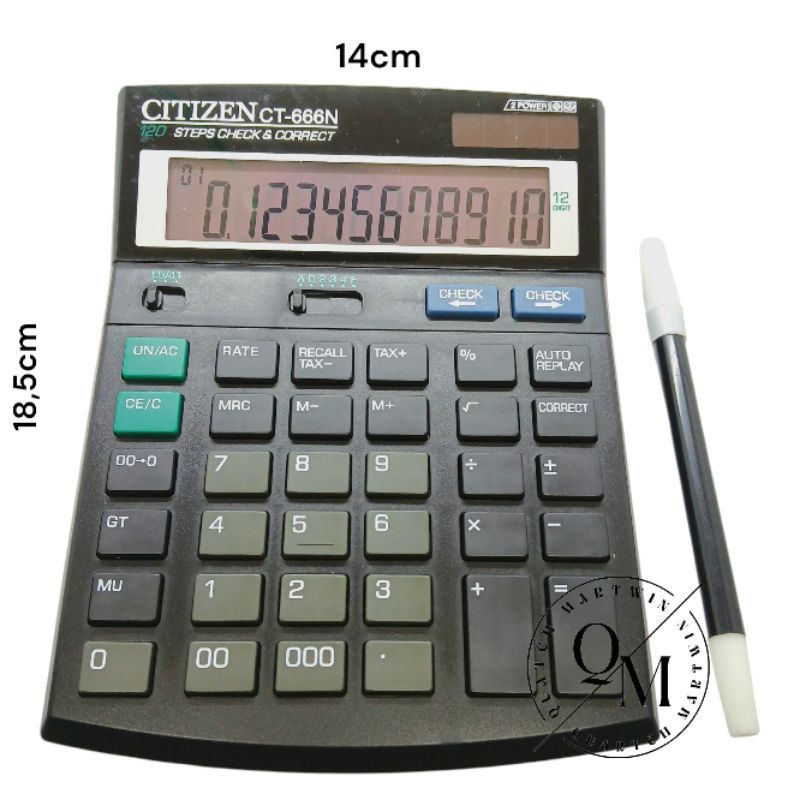 

[CUCI GUDANG] KALKULATOR CITIZEN CT-666N
