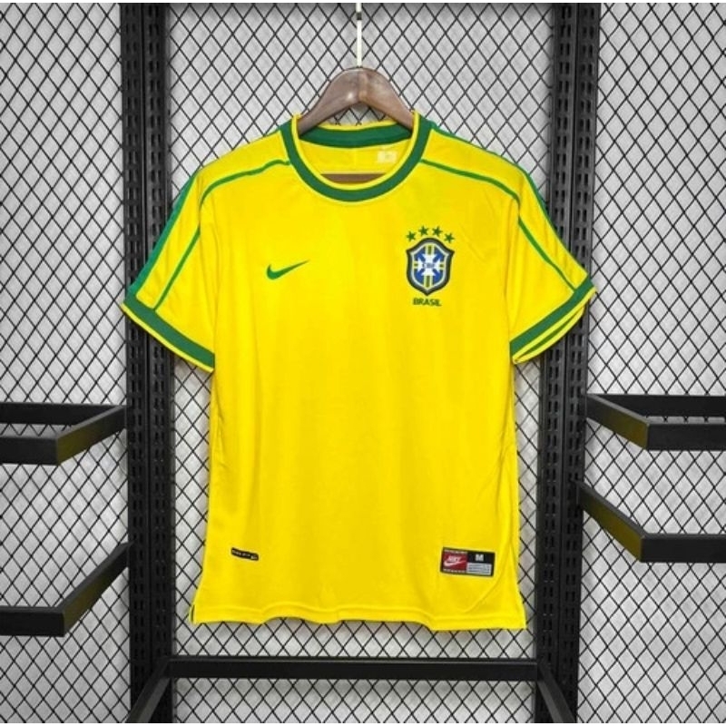 Jersey Retro Vintage FC.Brazil Home 1998 GO HQ