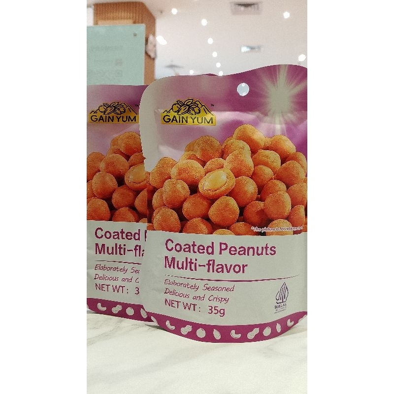 

Coated peanuts