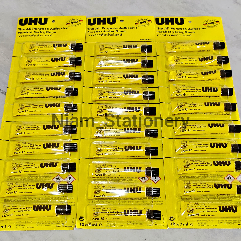 

NIAM SATUAN ( 1 PCS x 7Ml ) Perekat Serba Guna Lem UHU 7ml