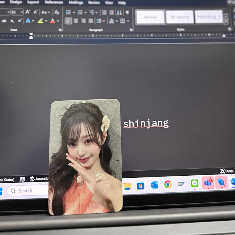 Photocard Wonyoung IVE POB Apple Music