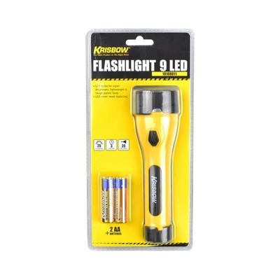 Krisbow Senter Led Besar Jumbo Rechargeable / Flashlight LED Super Terang