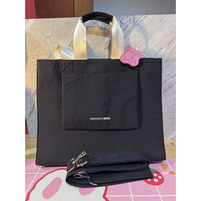 Merche x NASL tote bag - Black