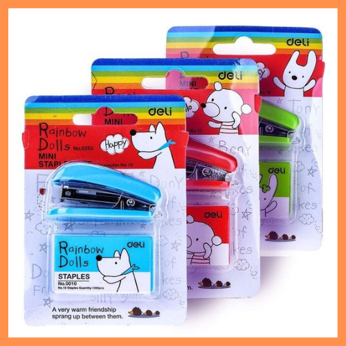 

DELI Stapler mini Rainbow dolls 0253