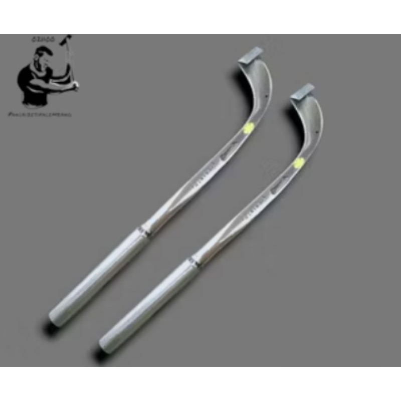 pisau karet baja paku rel / pisau karet