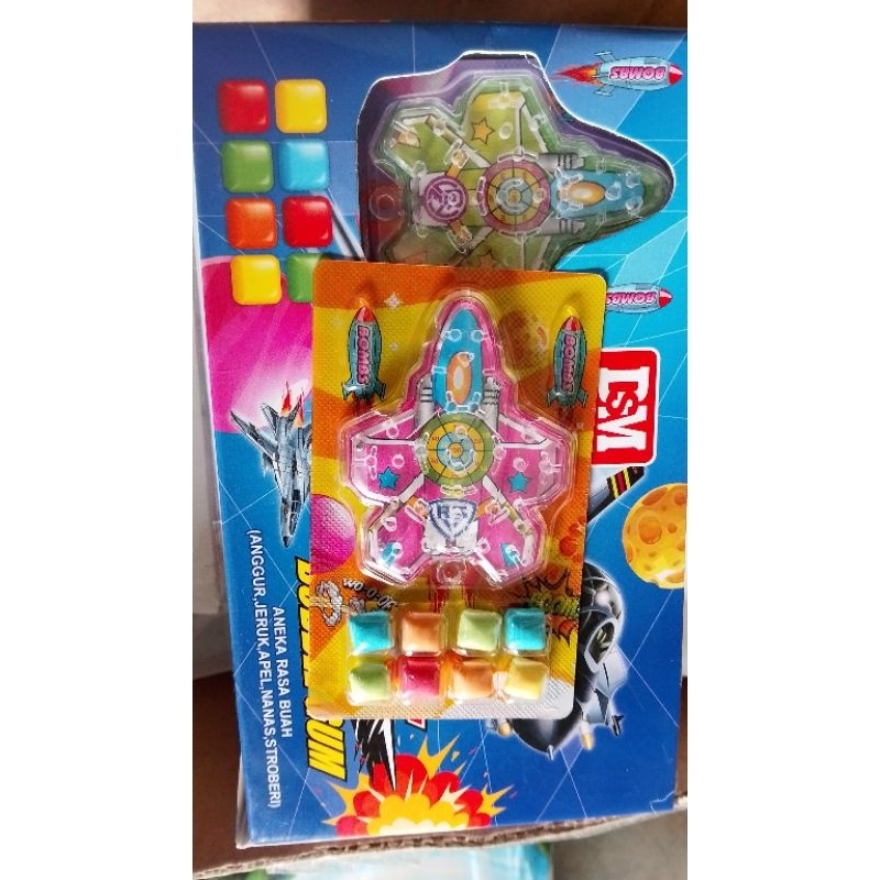 

buble gum lucu ada mainan nya isi 30