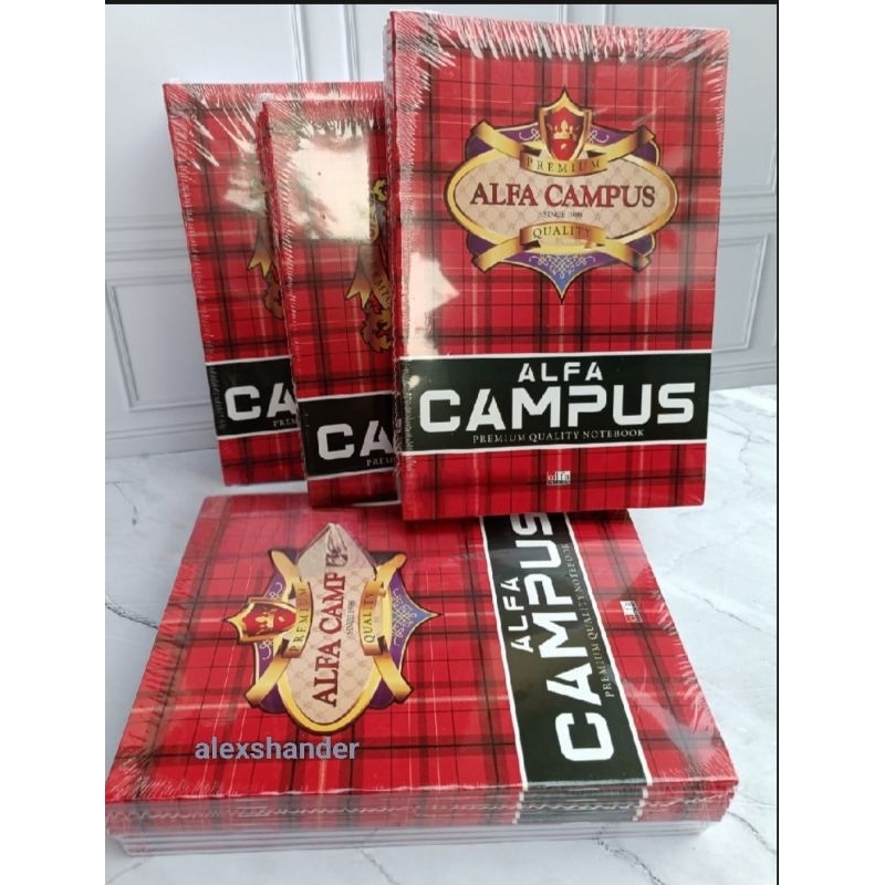 1 Pack isi 10 Buku Tulis Besar Alfa Campus 50 lembar