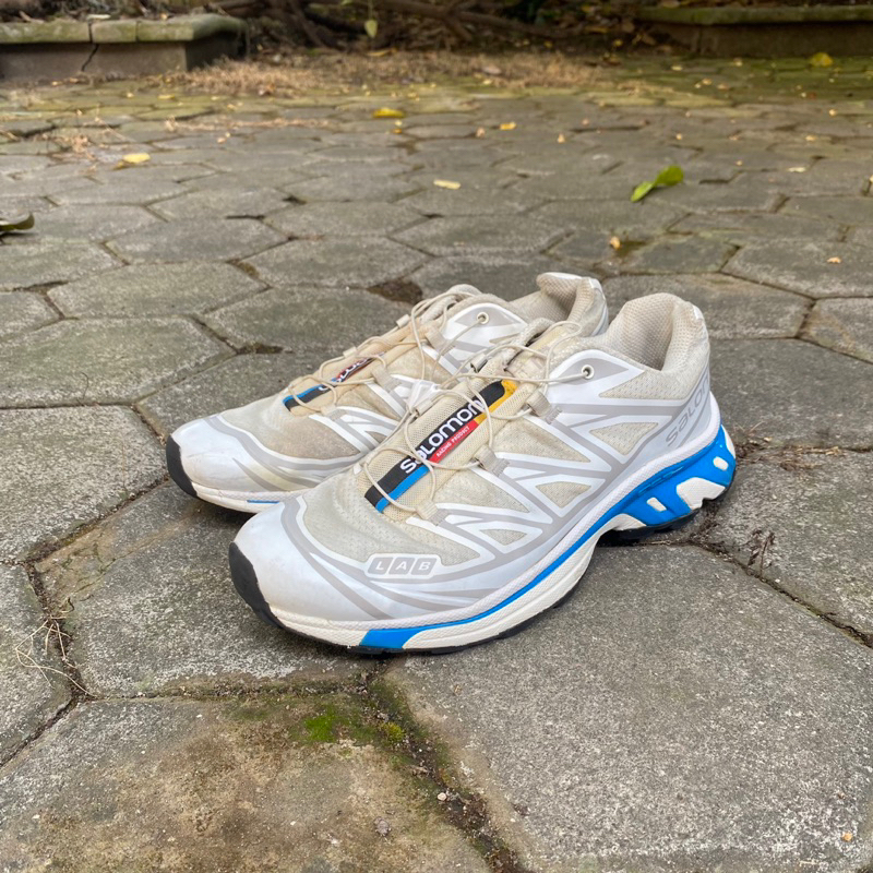 Salomon XT-6 'Cream White Blue' Trail Shoes Original