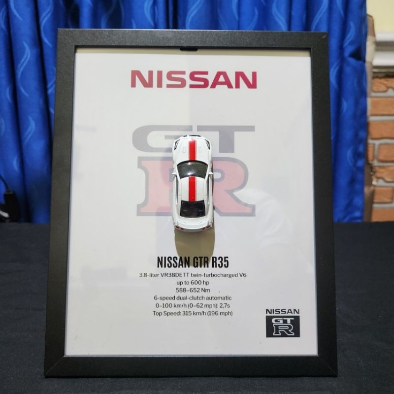 Diecast 3D Nissan GTR R35 (CCA)
